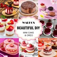Molde de Galletas Oreo de Silicona Walfos Cilindro Redondo para Chocolate Cubierto Molds para Cookies Dulces Jabón Cupcake Pudding Set de 3 - details 6