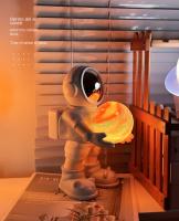 Luna Astronauta Light 6 Colores - Altavoz Bluetooth, Luz Nocturna, Regalos Creativos para Niños y Decoración de Fiestas Espacial - details 1