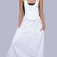 Mono de Manga Sin Aretes para Mujer Pantalones Harem con Bolsillo Lateral Ropa de Trabajo Suelta - details 4