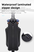 WEST BIKING-bolsa impermeable para cuadro delantero de bicicleta, con logotipo reflectante, para tubo superior de MTB, almacenamiento multicapa, accesorios para ciclismo - details 8