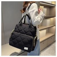Nueva mochila antisalpicaduras multifuncional de moda de gran capacidad, bolso de maternidad, bolso, mochila de color sólido. - details 24