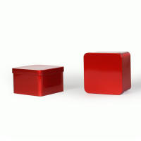 Caja de Almacenamiento de Metal Mini Cuadrada de Hierro Fundido para Dulces Chocolate Regalos Cajas de Té Bol de Sabón Pequeños Artículos Sundries - details 3