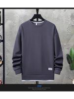 Conjunto de camiseta y pantalones cortos informales para hombre, chándal de Color liso, tres piezas holgadas de verano, talla 3XL - details 19