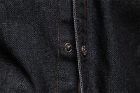 Camisa vaquera lavada de alta calidad para hombre, camisa informal de manga larga de algodón, otoño 2024 - details 25