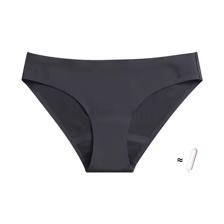 SRA-bragas sin costuras para mujer, bragas menstruales, de poco flujo - 1
