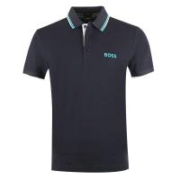 BOSS Polo ajustado de algodón elástico - details 3