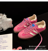 Nuevos zapatos de cuero de vaca rosa para deportes y ocio que aumentan la altura interior - details 17