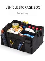Caja de Almacenamiento Plegable Oxford Organizador de Coche Accesorio de Armario Contenedor de Almacenamiento en Tela No Impermeable Forma Cuadrada - details 1