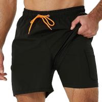 Traje de Baño para Hombres con Lining de Compresión Secado Rápido para Natación y Surf - details 5
