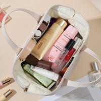 Neceser de gran capacidad para mujer, neceser de viaje impermeable de cuero portátil, bolsa de almacenamiento de cosméticos - details 5