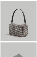 Nuevo Bolso de Diamantes de Imitación para Mujer 2025 Bolso de Alta Gama con Diamantes Bajo el Brazo Bolso Mensajero de Hombro Regalo Hermoso - details 6