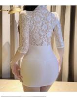 Vestido de Lencería de Encaje con Cintura Profunda Fitting Ajustado, Falda Corta, Ropa de Fiesta Sexy - details 6