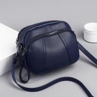 Glovento Bolsos Mujer 2025 Cuadrada |   Piel Suave Clavos ZIP |   Anuda Para Teléfono Minimalista Negro - details 1