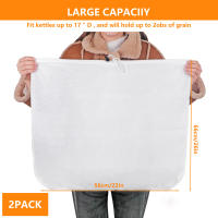 Bolsa coladora de lúpulo para elaboración de cerveza, bolsa coladora duradera de poliéster, sin impurezas, para fruta, vino, cerveza - details 3