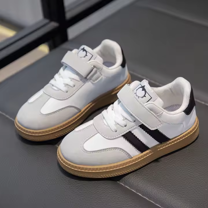Zapatillas deportivas Zapatillas deportivas para niños, zapatillas deportivas para niñas, zapatillas deportivas para niños, antideslizantes y transpirables, zapatillas éticas de suela blanda, zapatillas de tabla, versátiles, resistentes al desgaste - 1