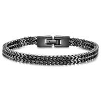 Pulsera de Acero Inoxidable Personalizada para Hombre - -Pulsera Personalizada - Mensaje Oculto - Regalo de Navidad para Él Pulsera Promesa Hombre - details 1