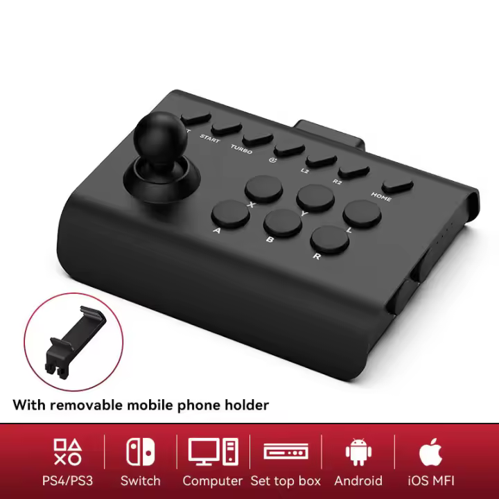 Consola de Juegos Arcade con Conexión 2,4G, Rocker para PS3-PS4, Switch, PC, Android e iOS - 1