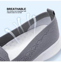 Zapatillas Deportivas de Malla Transpirable para Mujer Zapatos Planos Ligeros con Suela Suave y Cualcetines - details 5