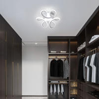 Lámpara de Techo LED Goeco Moderna Luz de Techo Floral de 22W Iluminación Interior Nórdica - details 10