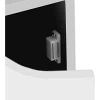 Estantería de Madera, Librería con Puerta y Compartimentos Abiertos, Mueble almacenaje, Organizador,en Color Natural de 119x29x59 cm para Estudio,Dormitorio,Salón, Oficina y Biblioteca - details 59