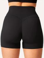Pantalones cortos de entrenamiento para mujer, Shorts de cintura alta para correr, gimnasio, Yoga, motociclista, ropa deportiva para mujer - details 6