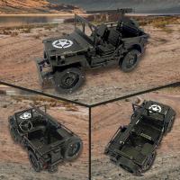 Piececool-Kits de construcción de modelos Willys MB SUV, rompecabezas de Metal 3D, Juguetes DIY, Jiasaw para adolescentes, regalo de cumpleaños, 221 Uds. - details 4