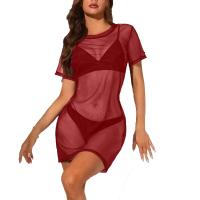 Camisón Sexy para mujer, lencería transparente, ropa de dormir transparente, camisa Sexy, pijama para mujer, conjunto de lencería transparente sólido, lencería - details 3
