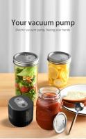 5W Li-Ion Battery Powered Semi-Automatic Mason Jar Sealer - LED Digital Vacuum Sealer for Kitchen Bottles and Cans, Preserving Machine - details 8