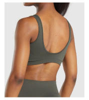 Sujetador deportivo sin costuras para mujer, ropa interior de licra, elástica, transpirable, mejora el pecho, para el día a día, novedad - details 23