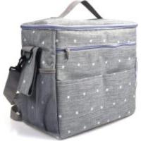 Mochila múltiple, de Mamá Bolsa, Bolsa de almacenamiento portátil para cochecito de Bebe, cinturón antideslizante, cochecito de Bebe con portavesos, cochecito de Bebe, Bolsa para teléfono móvil, accesorios para cochecito de mascotas (Gris Claro) - details 2