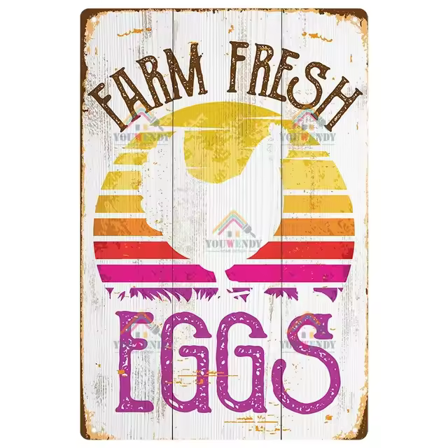 Letrero de hojalata Retro I Love My Ladies, letrero de granja de pollos, decoración de campo, Metal Vintage divertido, 7,9x11,8 pulgadas - 1