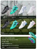 Los zapatos de fútbol avanzados para hombre, los deportes de verano están hechos de materiales transpirables, equipados con plantillas de TPU y una suela de clavo largo para - details 4