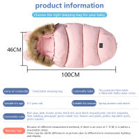 Saco de dormir cálido para recién nacido, sobre en cochecito, saco de dormir para bebé, calcetines de lana de invierno, saco de dormir para bebés recién nacidos - details 7