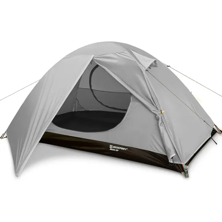 Tienda de Campaña Ultraligera y Impermeable Montaje Fácil Ventilada Adecuada para Senderismo y Montañismo al Aire Libre - 1