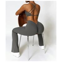 Sujetador deportivo con tirantes cruzados para mujer, sostén deportivo de realce, Top corto para Yoga, gimnasio, Fitness, transpirable - details 12