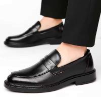 Zapatos de vestir de cuero antideslizantes para hombre, estilo Oxford, de lujo, para oficina, negocios, nuevo producto, diseño 2024 - details 7
