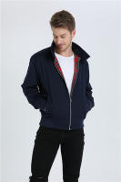 Chaqueta Bomber Retro clásica sólida europea para hombre, cortavientos, ropa de calle, abrigos de moda - details 5