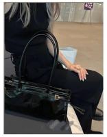Bolso para las axilas, nuevo bolso de locomotora de piel de vaca de primera capa de gama alta para mujer, bolso bandolera para ir al trabajo, bolso de nicho - details 10