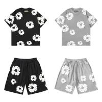 NOVEDAD DE VERANO 2025, conjunto de manga corta de Hip Hop, camiseta de marca a la moda, pantalones cortos - details 5