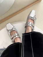 Zapatos Mary Jane de tacón grueso, estilo francés, nuevos, elegantes, de noche, con punta cuadrada y boca ligera, para mujer. - details 30