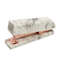 Suministros de oficina grapadora de mármol de color dorado 26/6 grapadora manual de oro rosa papelería máquina de encuadernación al por mayor alicates de escritorio para oficina - details 2