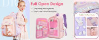 Mochila escolar Infantil de nailon para niñas, Mochila escolar Infantil, bonita, Impermeable, juvenil - details 3