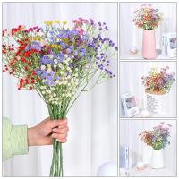 Plantas artificiales de Gypsophila para decoración del hogar, adornos florales realistas para aliento de bebé, bricolaje, 108 cabezas - details 7