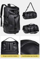 Mochila impermeable para senderismo, zapatos secos y húmedos, gimnasio, deportes, camping y fiesta, bolso de hombro para hombres - details 3