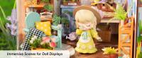 Robotime rolife Dollhouses Dreamy Garden Casa de muñecas en miniatura de madera con muebles para niños y adultos - details 4