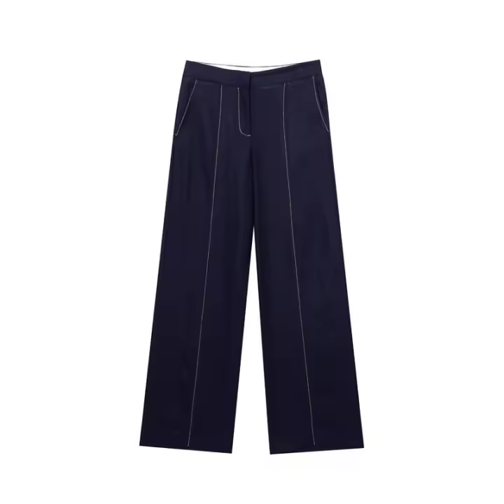 Conjunto de Pantalones Grandes Ouwu Conjunto de Dos Piezas para Trajes de Mujer - 1