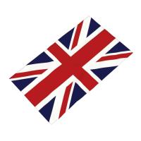 Toalla de yoga deportiva personalizada con bandera de Union Jack del Reino Unido, ducha de baño, toallas faciales 100% de algodón - details 1