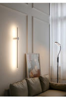 Lámpara Led de pared para el hogar, luz larga moderna para dormitorio, sala de estar, montada en superficie, Fondo de sofá, candelabro de pared, accesorio de iluminación - details 1