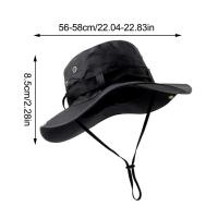 Sombrero de pesca con protección solar para hombre, gorra transpirable de verano para acampar, senderismo, Anti-UV, Montañismo - details 11