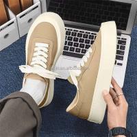 Nuevos zapatos con plataforma elevadora para hombre, diseño informal y grueso, suela de goma blanca, calzado deportivo de lona a la moda para hombre, Wenzhou 44 - details 7